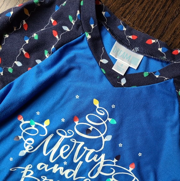 🎄 LuLaRoe brand Sleep, pajamas, size 4 - Picture 2 of 3